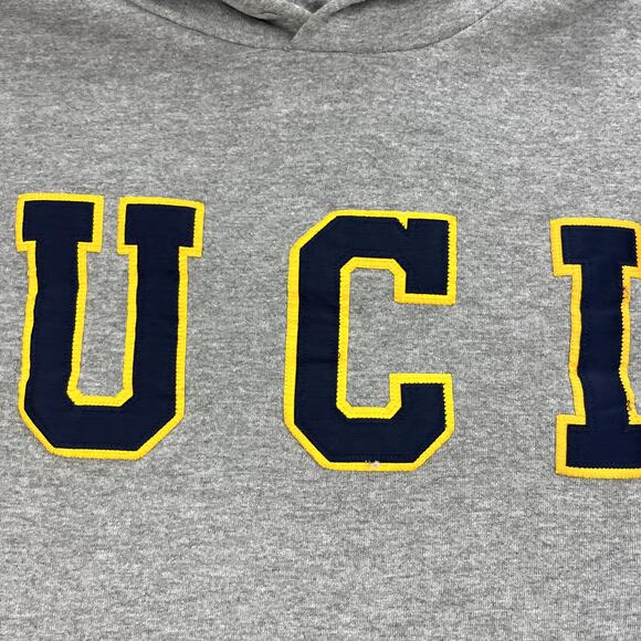 Vintage UCI Irvine Hoodie Sweatshirt Adult XL Gray Russell Athletic University - Picture 2 of 12
